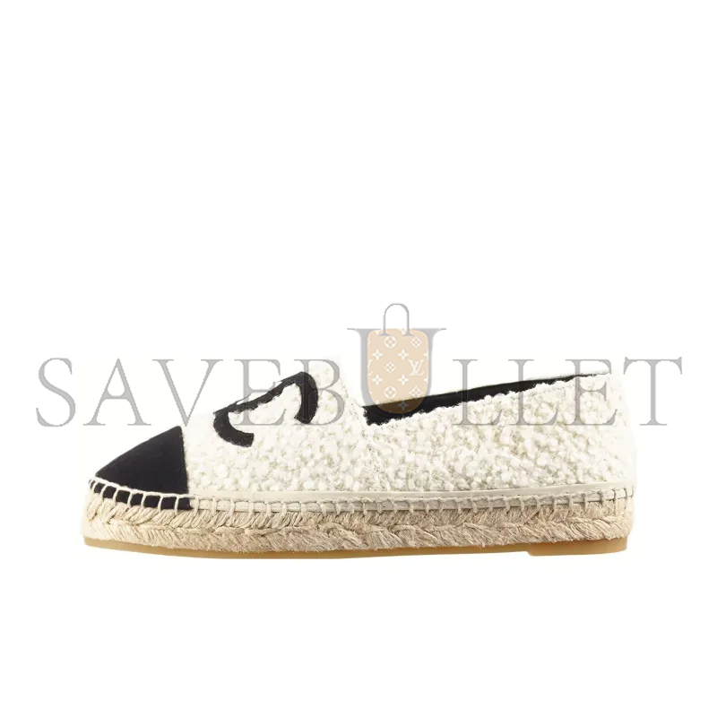 CHANEL ESPADRILLES WOMEN'S IVORY WHITE G29762